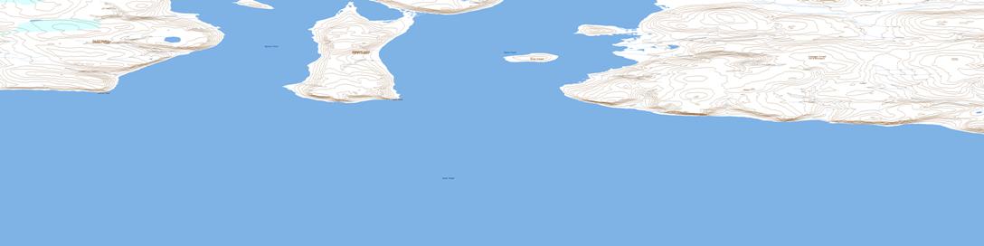 Olsen Island Topo Map 059A08 at 1:50,000 scale - National Topographic System of Canada (NTS) - Toporama map