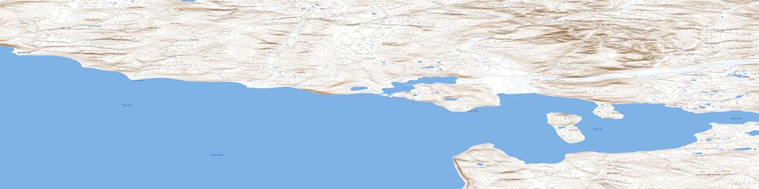 Inglis Bay Topo Map 059B05 at 1:50,000 scale - National Topographic System of Canada (NTS) - Toporama map