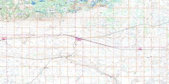 Carlyle Topo Map 062E09 at 1:50,000 scale - National Topographic System of Canada (NTS) - Toporama map