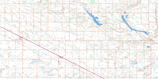 Fillmore Topographic map 062E14 at 1:50,000 Scale
