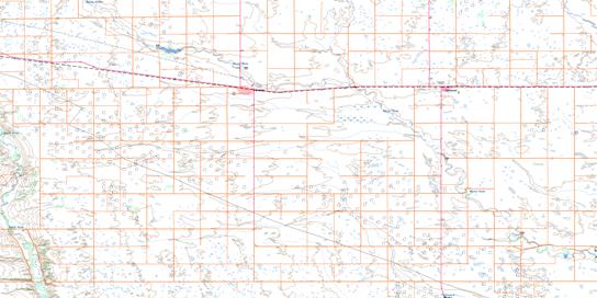 Carnduff Topo Map 062F04 at 1:50,000 scale - National Topographic System of Canada (NTS) - Toporama map