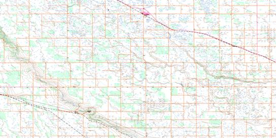 Elkhorn Topo Map 062F14 at 1:50,000 scale - National Topographic System of Canada (NTS) - Toporama map