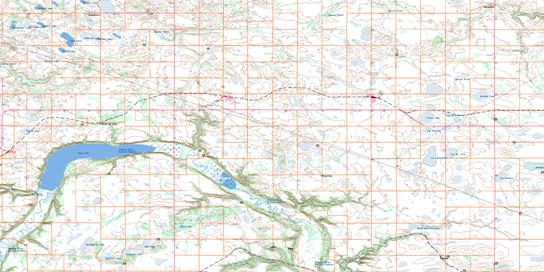Somerset Topographic map 062G07 at 1:50,000 Scale
