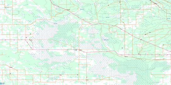 Sundown Topo Map 062H01 at 1:50,000 scale - National Topographic System of Canada (NTS) - Toporama map