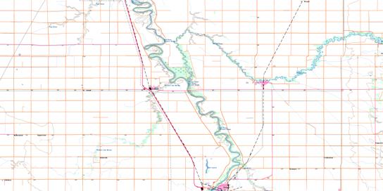Emerson Topo Map 062H03 at 1:50,000 scale - National Topographic System of Canada (NTS) - Toporama map