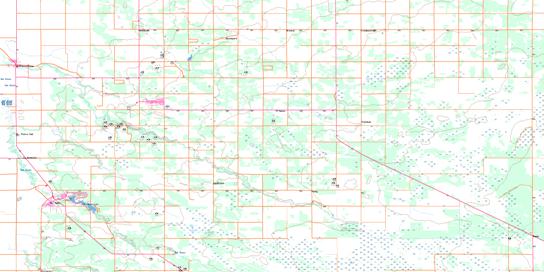 St Malo Topo Map 062H07 at 1:50,000 scale - National Topographic System of Canada (NTS) - Toporama map
