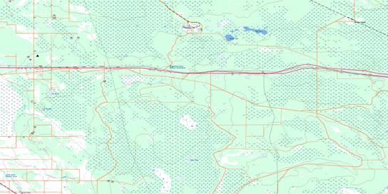 Richer Topo Map 062H09 at 1:50,000 scale - National Topographic System of Canada (NTS) - Toporama map