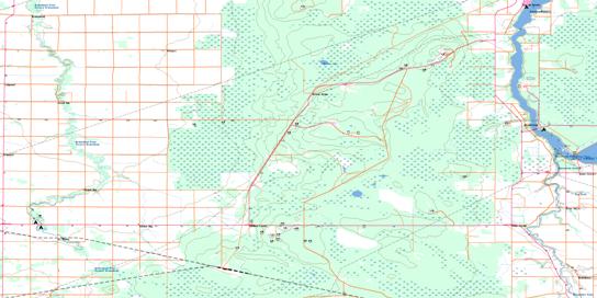 Molson Topo Map 062I01 at 1:50,000 scale - National Topographic System of Canada (NTS) - Toporama map