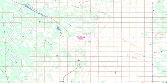 Teulon Topo Map 062I06 at 1:50,000 scale - National Topographic System of Canada (NTS) - Toporama map