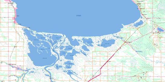 Netley Marsh Topo Map 062I07 at 1:50,000 scale - National Topographic System of Canada (NTS) - Toporama map