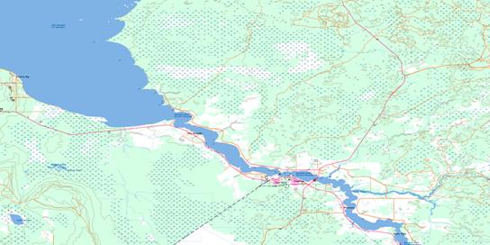 Pine Falls Topo Map 062I09 at 1:50,000 scale - National Topographic System of Canada (NTS) - Toporama map