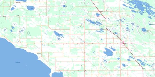 Eriksdale Topo Map 062J16 at 1:50,000 scale - National Topographic System of Canada (NTS) - Toporama map