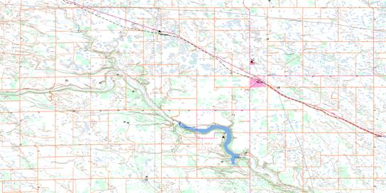 Moosomin Topo Map 062K04 at 1:50,000 scale - National Topographic System of Canada (NTS) - Toporama map