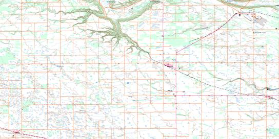 Rocanville Topo Map 062K05 at 1:50,000 scale - National Topographic System of Canada (NTS) - Toporama map