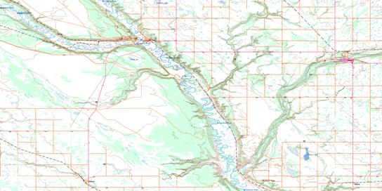 Birtle Topo Map 062K06 at 1:50,000 scale - National Topographic System of Canada (NTS) - Toporama map