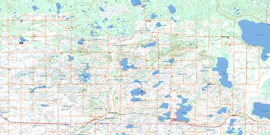 Elphinstone Topo Map 062K09 at 1:50,000 scale - National Topographic System of Canada (NTS) - Toporama map