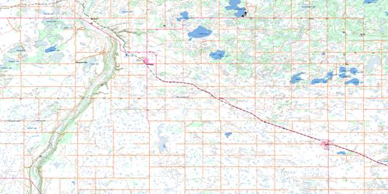 Rossburn Topographic map 062K10 at 1:50,000 Scale