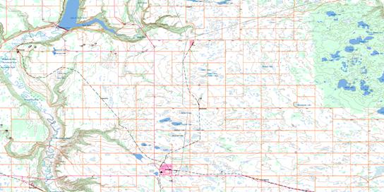 Inglis Topo Map 062K14 at 1:50,000 scale - National Topographic System of Canada (NTS) - Toporama map