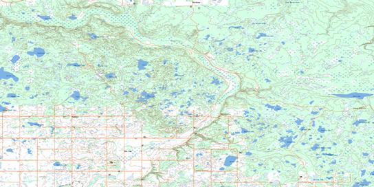 Glen Elmo Topo Map 062K15 at 1:50,000 scale - National Topographic System of Canada (NTS) - Toporama map