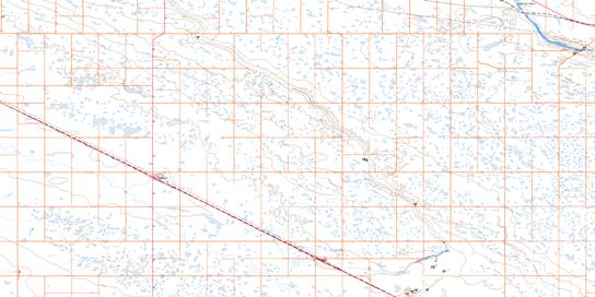 Francis Topo Map 062L04 at 1:50,000 scale - National Topographic System of Canada (NTS) - Toporama map