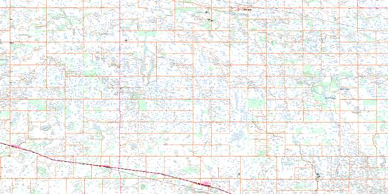 Kelliher Topo Map 062M05 at 1:50,000 scale - National Topographic System of Canada (NTS) - Toporama map