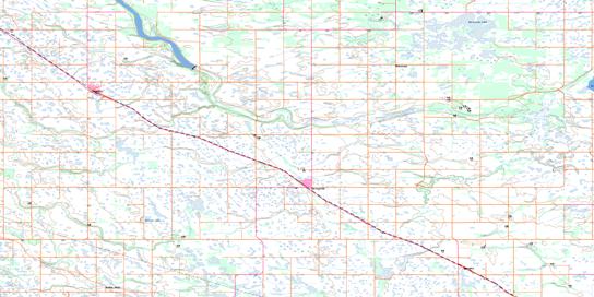 Springside Topo Map 062M07 at 1:50,000 scale - National Topographic System of Canada (NTS) - Toporama map