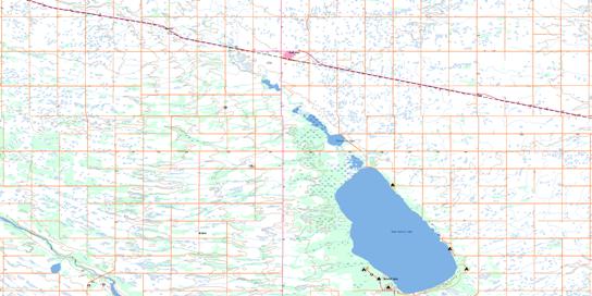 Buchanan Topo Map 062M10 at 1:50,000 scale - National Topographic System of Canada (NTS) - Toporama map