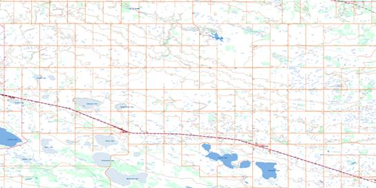 Margo Topo Map 062M14 at 1:50,000 scale - National Topographic System of Canada (NTS) - Toporama map