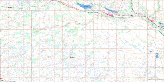 Preeceville Topographic map 062M15 at 1:50,000 Scale