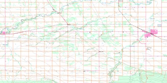 Dauphin Topo Map 062N01 at 1:50,000 scale - National Topographic System of Canada (NTS) - Toporama map