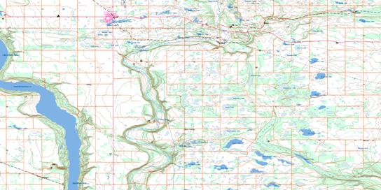 Roblin Topo Map 062N03 at 1:50,000 scale - National Topographic System of Canada (NTS) - Toporama map