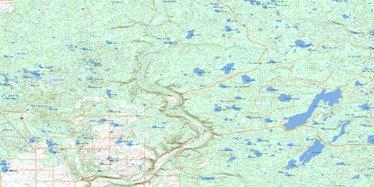 Childs Lake Topo Map 062N11 at 1:50,000 scale - National Topographic System of Canada (NTS) - Toporama map
