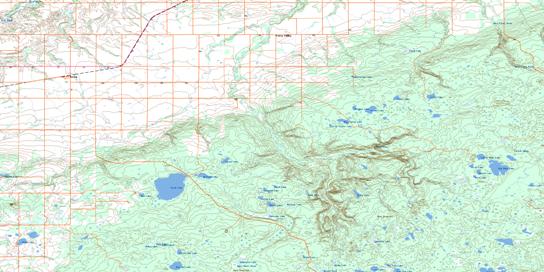 Durban Topo Map 062N14 at 1:50,000 scale - National Topographic System of Canada (NTS) - Toporama map