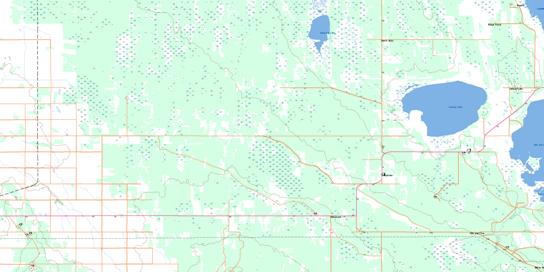 Lonely Lake Topo Map 062O03 at 1:50,000 scale - National Topographic System of Canada (NTS) - Toporama map