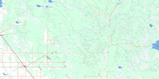 Moosehorn Topo Map 062O08 at 1:50,000 scale - National Topographic System of Canada (NTS) - Toporama map