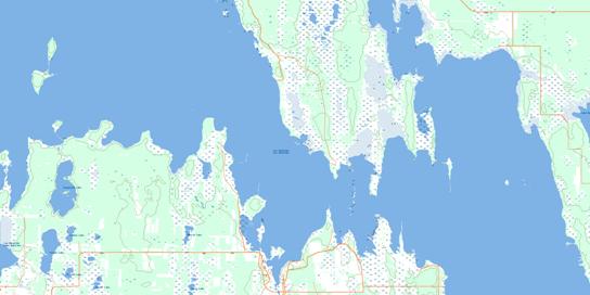 Crane Bay Topographic map 062O11 at 1:50,000 Scale