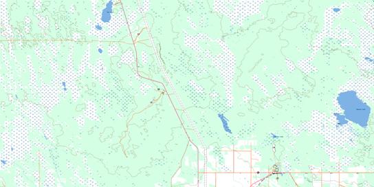 Gypsumville Topo Map 062O15 at 1:50,000 scale - National Topographic System of Canada (NTS) - Toporama map
