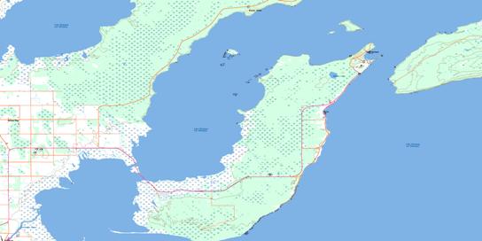 Gull Harbour Topo Map 062P02 at 1:50,000 scale - National Topographic System of Canada (NTS) - Toporama map