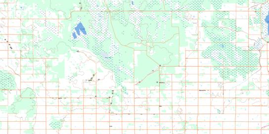 Shorncliffe Topo Map 062P03 at 1:50,000 scale - National Topographic System of Canada (NTS) - Toporama map