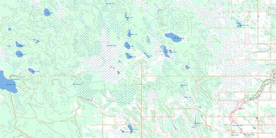 Harwill Topo Map 062P05 at 1:50,000 scale - National Topographic System of Canada (NTS) - Toporama map