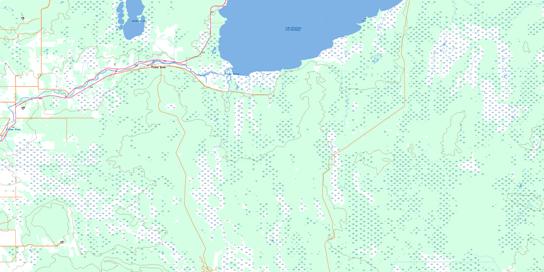 Fisher River Topographic map 062P06 at 1:50,000 Scale