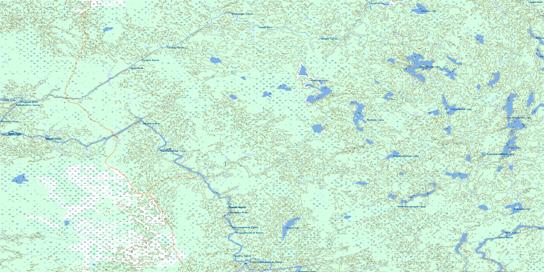 Minago Creek Topographic map 062P09 at 1:50,000 Scale