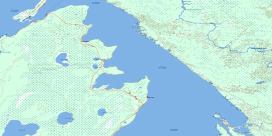 Pine Dock Topographic map 062P10 at 1:50,000 Scale