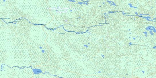 Short Lake Topo Map 063A01 at 1:50,000 scale - National Topographic System of Canada (NTS) - Toporama map
