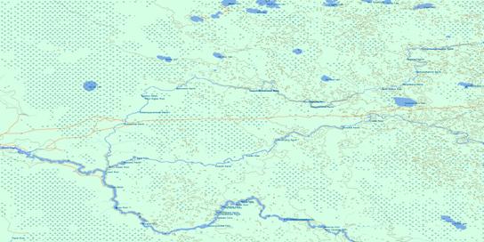 Seventeen Mile Lake Topo Map 063A07 at 1:50,000 scale - National Topographic System of Canada (NTS) - Toporama map