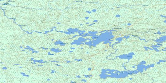 Wrong Lake Topo Map 063A09 at 1:50,000 scale - National Topographic System of Canada (NTS) - Toporama map