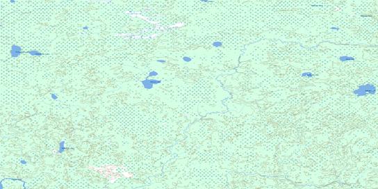 Wekinna Lake Topo Map 063A16 at 1:50,000 scale - National Topographic System of Canada (NTS) - Toporama map