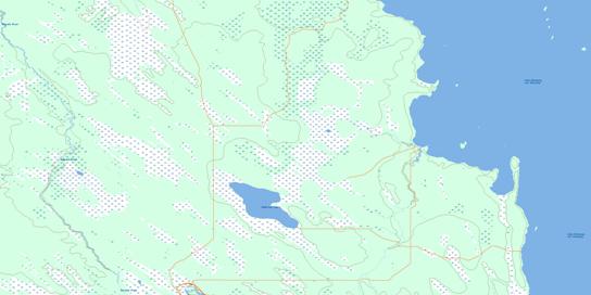 Clarks Point Topo Map 063B01 at 1:50,000 scale - National Topographic System of Canada (NTS) - Toporama map