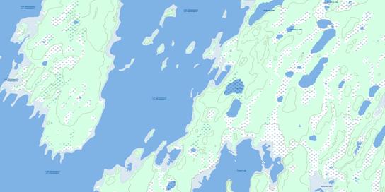 Sisters Islands Topo Map 063B05 at 1:50,000 scale - National Topographic System of Canada (NTS) - Toporama map