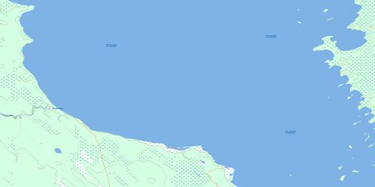 Reindeer Harbour Topographic map 063B08 at 1:50,000 Scale